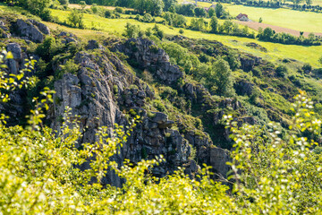 Via Ferrata du Malzieu, Malzieu-Ville, Saint-Pierre-le-Vieux, Le Malzieu-Ville, Lozère, Mende,...