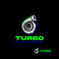 Turbo Performance Logo Vector - obrazy, fototapety, plakaty