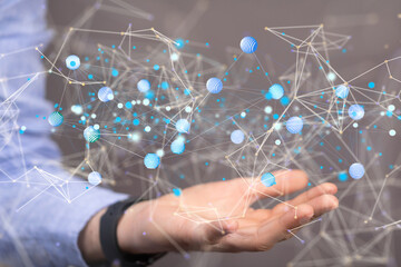 conference Digital Network and data concept 3d