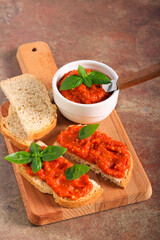 Roasted vegetables spread