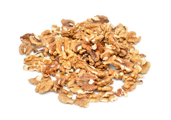 a bunch of walnut kernel