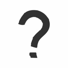 Question Icon Vector flat design style hand draw