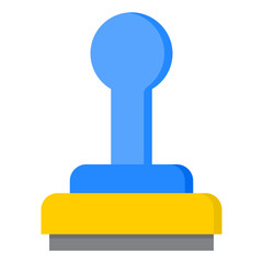 Obraz premium stamp flat style icon