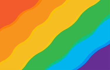 Obraz premium pride month colorful rainbow background design LGBTQ love
