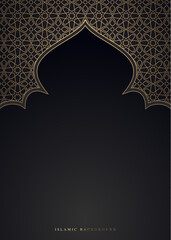 islamic background design free vector