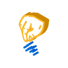 pinch of spice or salt isometric icon vector. pinch of spice or salt sign. isolated symbol illustration