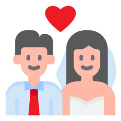 groom flat style icon