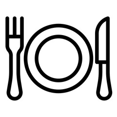 food outline style icon - 486731565