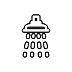 Shower direction icon