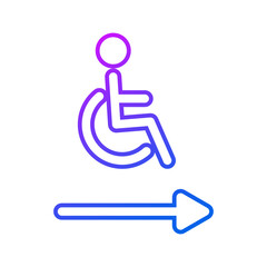 Disability direction icon