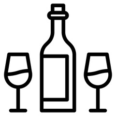 winr outline style icon