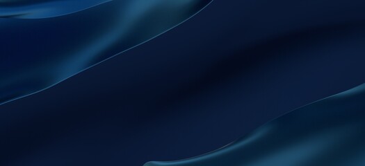 Abstract blue wave pattern, illustration