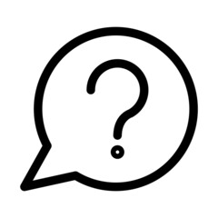 Chat and question icon
