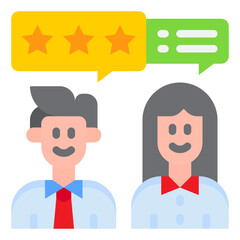 business man flat style icon