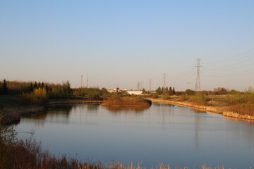 Spring Evening On The Lake, Pylypow Wetlands, Edmonton, Alberta