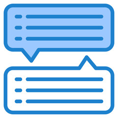 Obraz premium bubble blue style icon