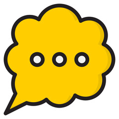 bubble color line style icon