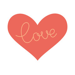 Heart love vector shape