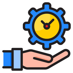 time color line style icon