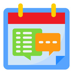 calendar flat style icon