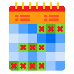 calendar flat style icon