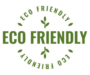 Green Healthy Organic Natural Eco Bio Food Products Label Stamp. Eco friendly