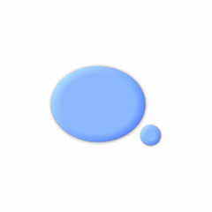 3d Chat bubble. Talk, dialogue, messenger or online support concept. concept. illustration