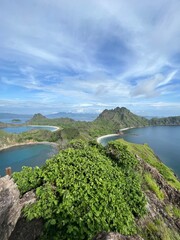 Fototapeta premium インドネシア コモド国立公園 パダール島 風景