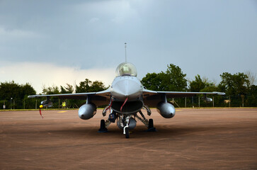 Fototapeta premium supersonic military jet fighter Lockheed Martin F-16