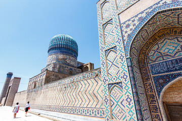 Bibi-Khanym Mosque in Samarkand, Uzbekistan, Central Asia