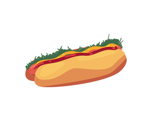 hot dog illustration