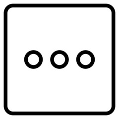 more outline style icon