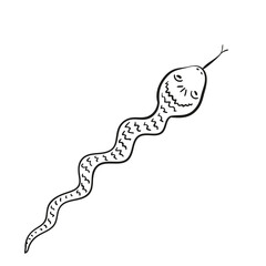 snake vector sketch