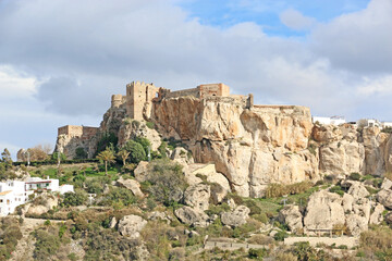 Fototapeta premium Salobrena Castle and old town, Spain