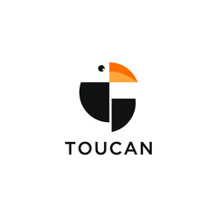  Unique toucan bird logo design © Gzroth69