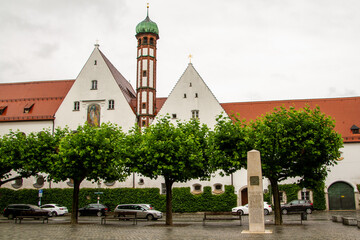 Augsburg, Germany, July 28, 2022, Convent of the Franciscan Sisters of the Star in Augsburg