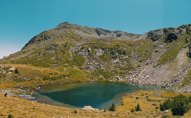 Lago de Angonella en Ordino (Andorra)