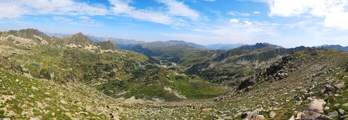 Fototapeta na wymiar Pico de Montmalus (Encamp - Andorra)