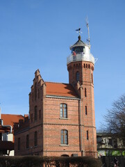 Obraz premium Lighthouse in Ustka, Poland