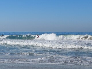 Large waves in Zicatela, Puerto Escondido, Mexico