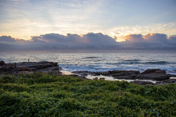 Obraz premium View of ocean on the south coast of South Africa