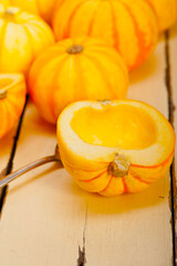 fresh yellow pumpkin