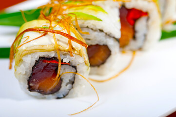 fresh sushi choice combination assortment selection