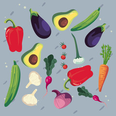 healthy vegetables design