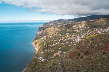 Madeira mit Blick aufs Meer von Portugal