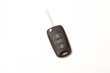 Car key isolated on white background