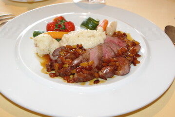 Plat gastronomique 