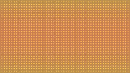 Seamless dots on an orange gradient background. Vector stock illustration.