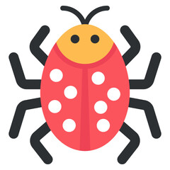 Obraz premium Trendy vector design of bug