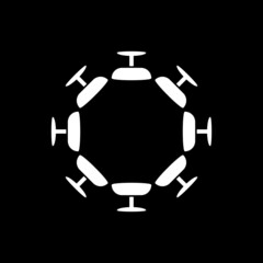 abstract modern symbol flat technology